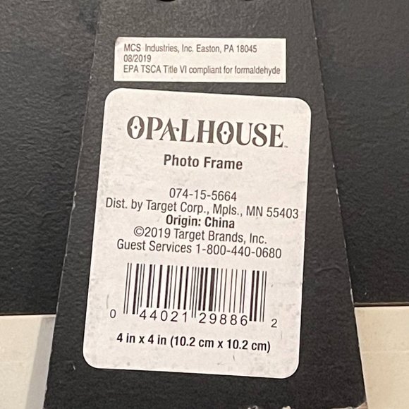 Opalhouse Accents New Opalhouse Photo Frame White With Gold Paint 4